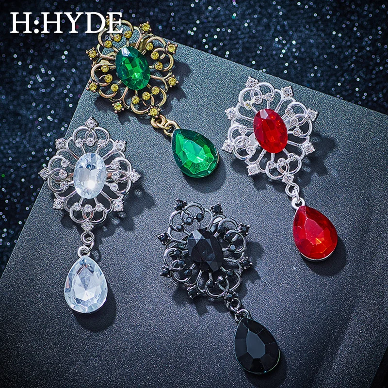 Женская Брошь со стразами H:HYDE свадебная брошь и кристаллами Подарочная