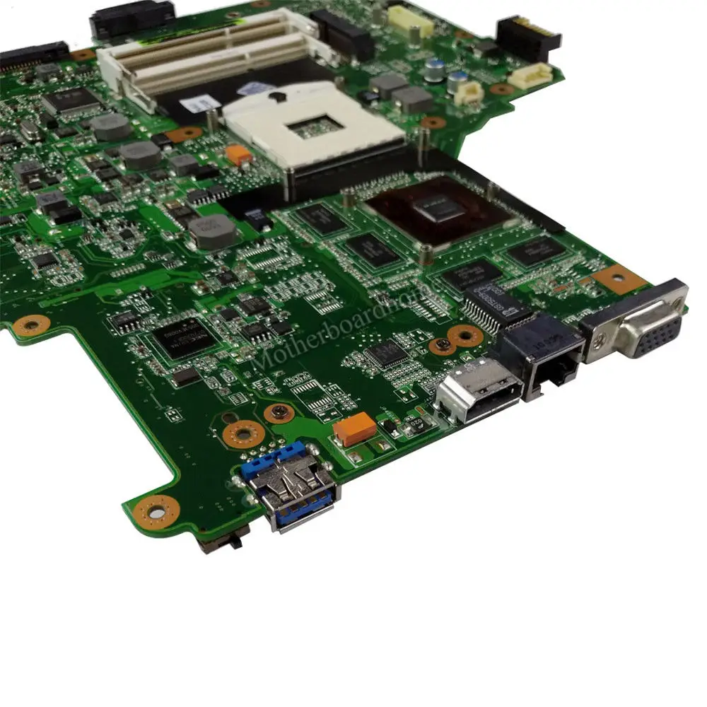 Отправка платы + N61JA материнская плата REV: 2 0 для ASUS N61J N61JV Материнская ноутбука