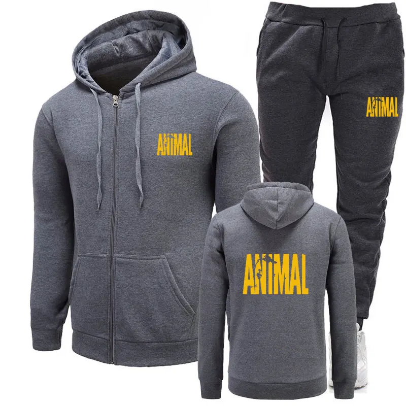 

2020 new Brand Winter Autumn Men Hoodie sweatshirt jacket+ joggers sweatpants man printing suits sportwear Tracksuit clothing