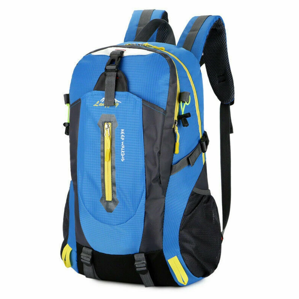 style2-blue 40л 6 цветов открытый спортивный альпинистский рюкзак Кемпинг Туризм Треккинг Рюкзак Путешествия Водонепроницаемый чехол велосипедные сумки - Цвет: style2-blue