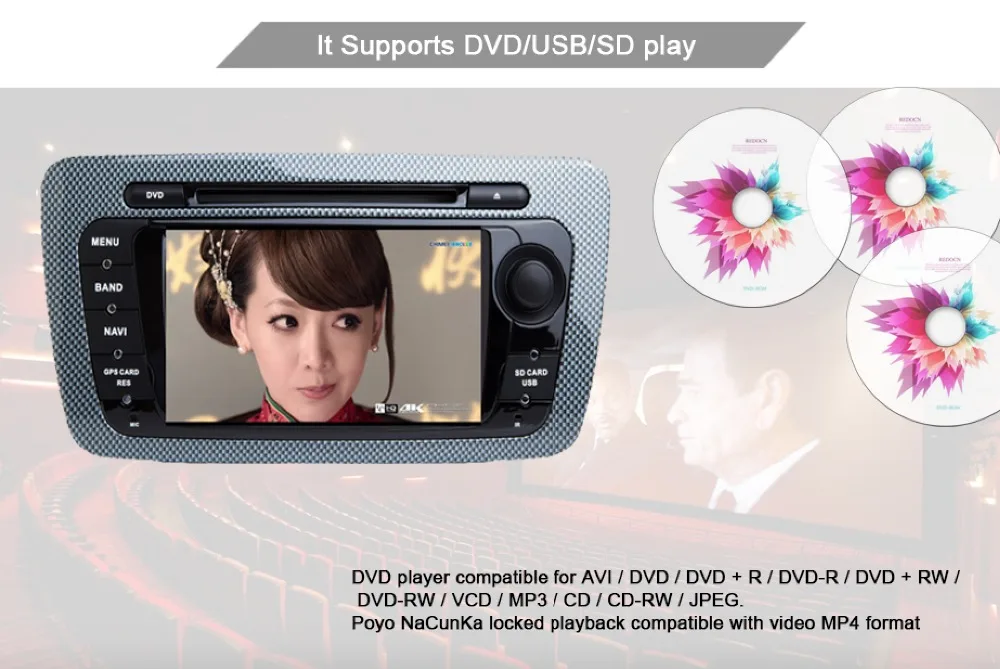 Android 9,0 автомобильный dvd-плеер для сиденья Ibiza 6j 2009 2010 2012 2013 радио gps навигация 2 Din экран Радио автомобильный мультимедийный плеер