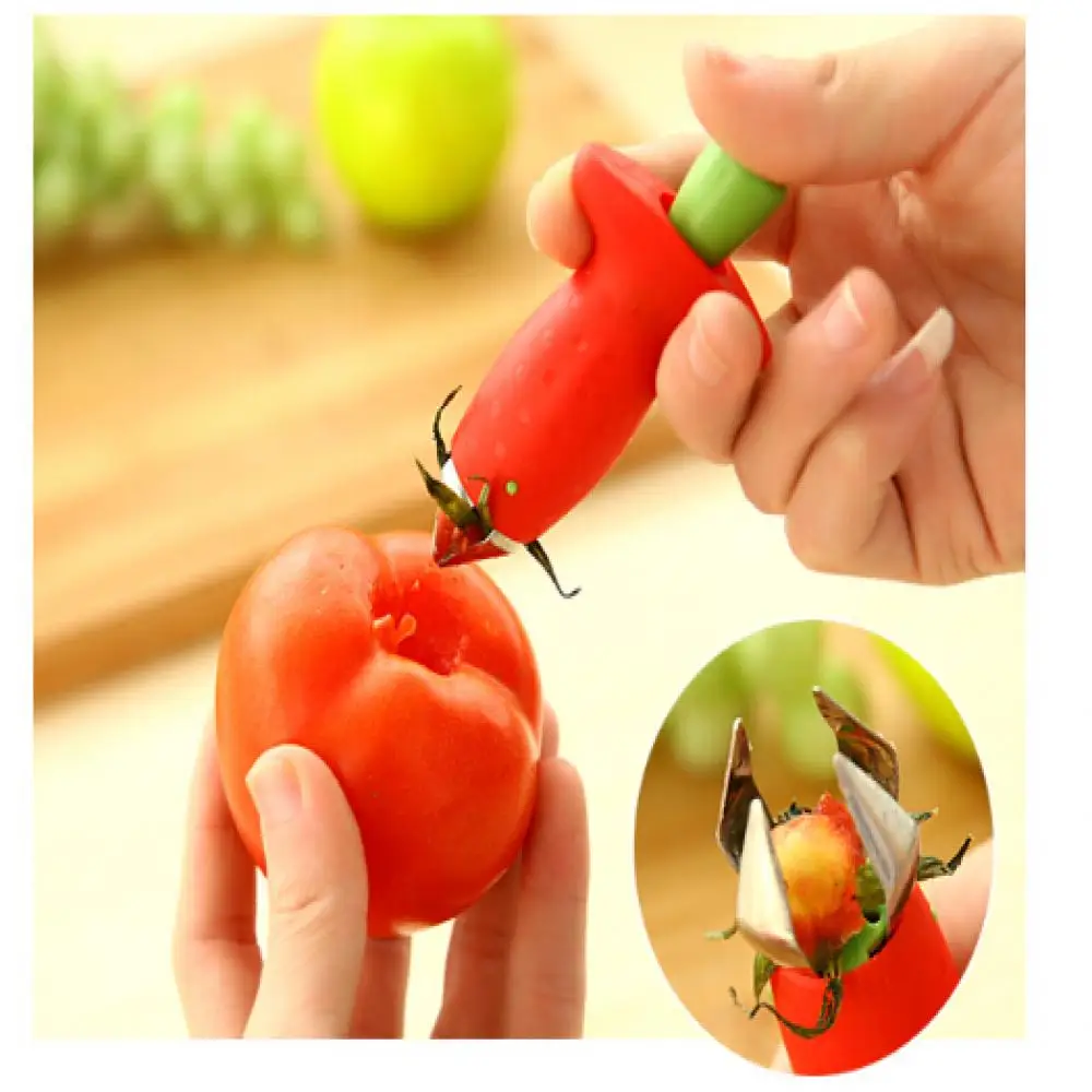 1 шт. инструмент для удаления косточек листьев клубники|strawberry huller|tomato stalksslicer