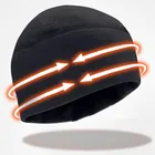 Мужские и женские однотонные зимние мягкие теплые часы унисекс шапка из флиса утепленная Военная армейская Шапка-бини ветрозащитная уличная жесткая