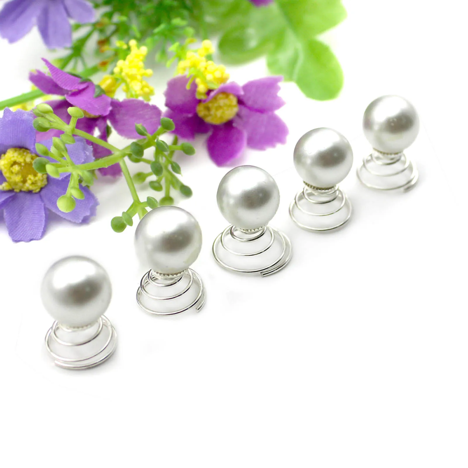 1 шт. имитация жемчуга завиток Шпилька Свадебные женские шикарные аксессуары для