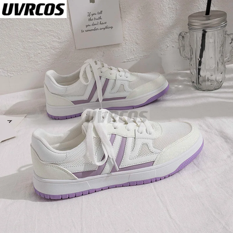 

2022 New Fashion White Shoes Women's Mesh Sports Women's Shoes Tide Casual Sports Shoes All-match Sneakers
