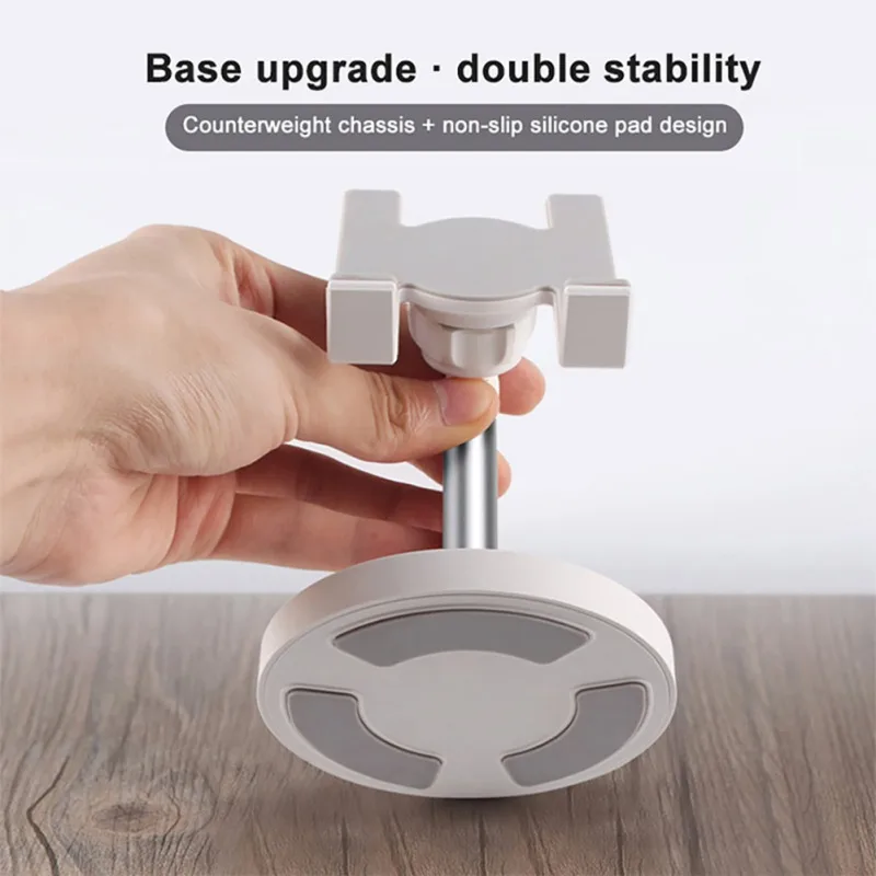 

2019Newest Mobile Phone Stand Height Adjustable Stable 360 Degree Rotatable Desktop Holder