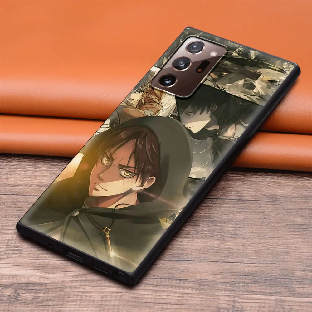 

Luxury Shockproof Case for Samsung Galaxy Note 20 Ulrta Coque Cover for Galaxy Note 10 9 8 Plus 5G Shell Titans Attack