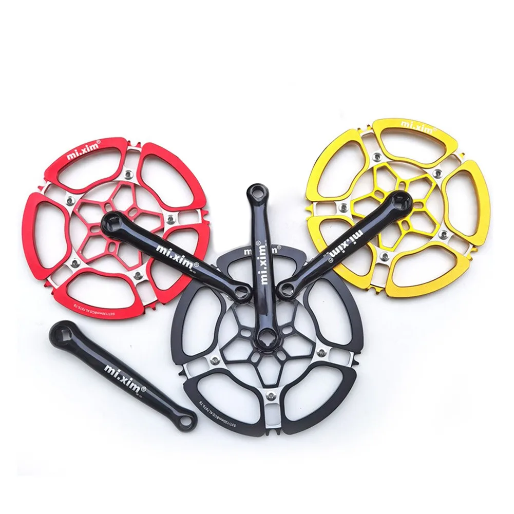 

170mm Crankset 45/47/53/56T Aluminum Alloy Folding Bike Road Bike Single Chainring