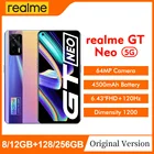 Смартфон realme GT Neo, 6,43 дюйма, 128 Гц, 812 Гб, 2561200 ГБ