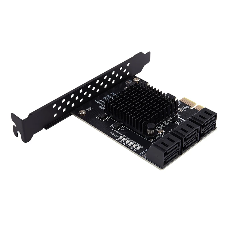 Плата расширения для Marvell 88Se9215 6 портов Sata 3 0 на Pcie | Компьютеры и офис