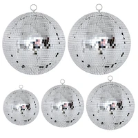 thrisdar diameter 15202530cm reflective glass mirror disco ball christmas wedding party bar disco mirror ball stage light