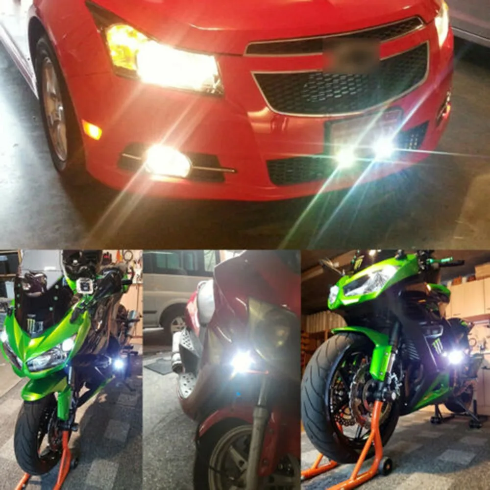 

Tail Lamp LED Eagle Eye Light White/Yellow 10pcs 12 SMD Daytime Running