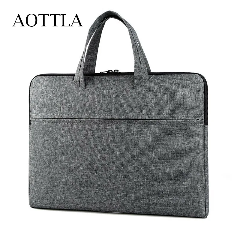 

Чехол AOTTLA для компьютера, сумка для ноутбука 15,6 дюйма, Офисная мужская сумка, чехол из искусственной кожи, деловая сумка для мужчин, вместите...