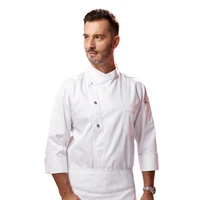 chef costume long sleeve hotel restaurant high end male cook uniforms coffee shop bakery womens work clothes breathable top