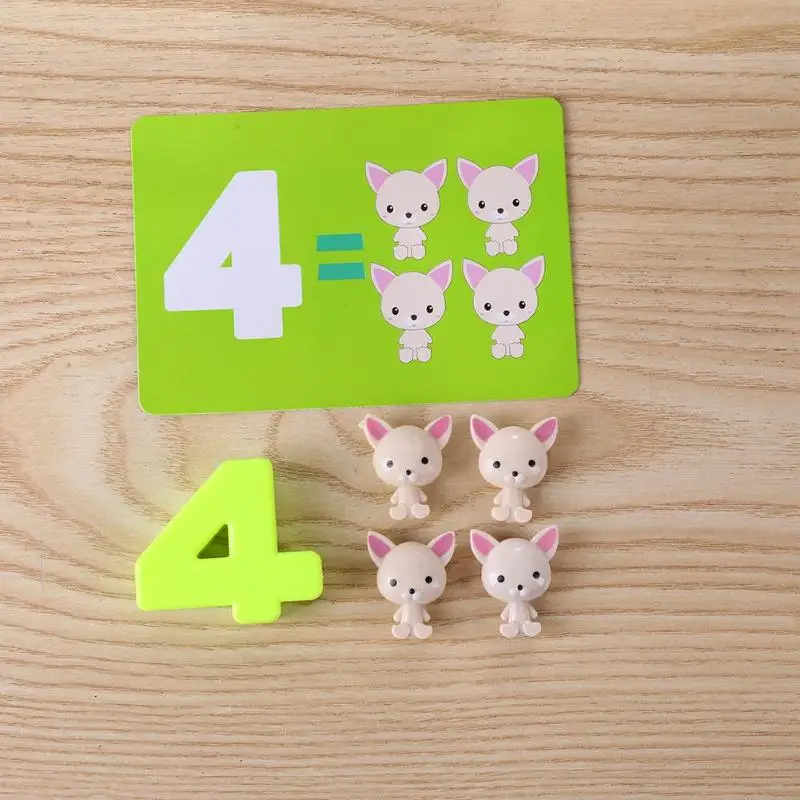 Дети Обезьяна Собака Цифровой баланс игрушка Раннее Обучение сложение вычитания