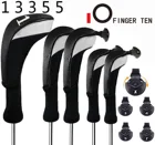 Гибридная деревянная накладка на голову для игры в гольф Long Driver Fairway, Клубные головные уборы, комплект  1 3 5, красные, синие, черные, желтые, серые, Прямая поставка