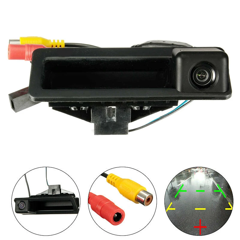 

Камера заднего вида 170 дюйма, 1 комплект, камера заднего вида высокого разрешения CCD, задняя HD камера заднего вида s для BMW1/3/5/X5 серии E90 E60 E70 X5