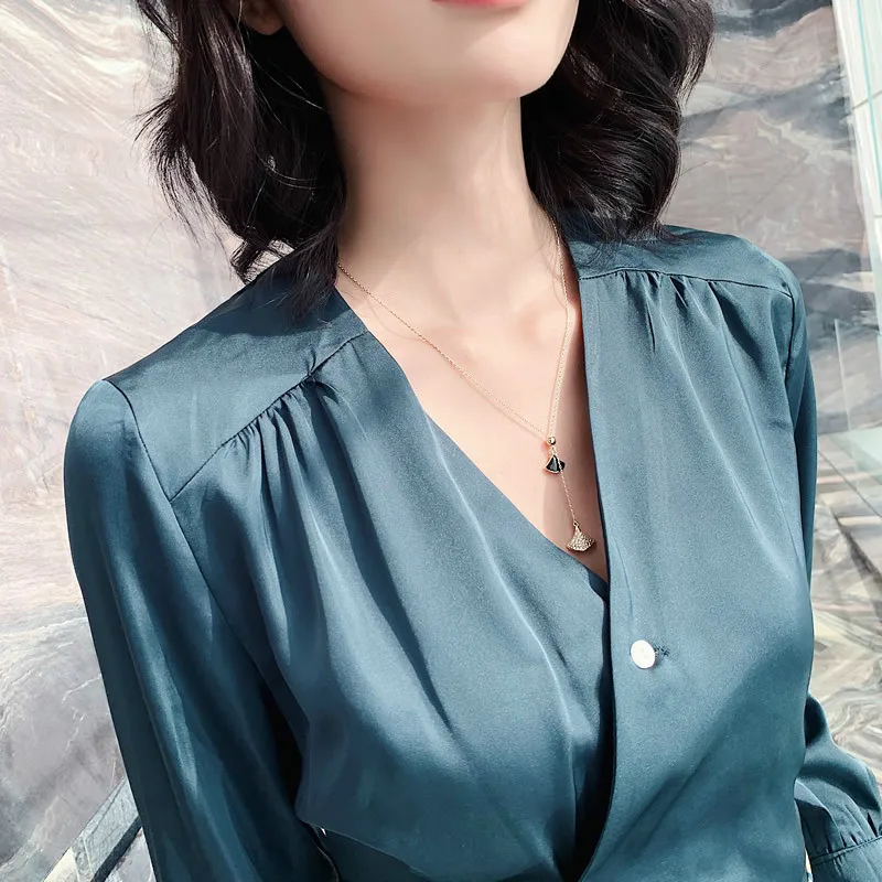 2019 ожерелья и кулоны Геометрическая длинная цепочка чокер с подвеской ожерелье