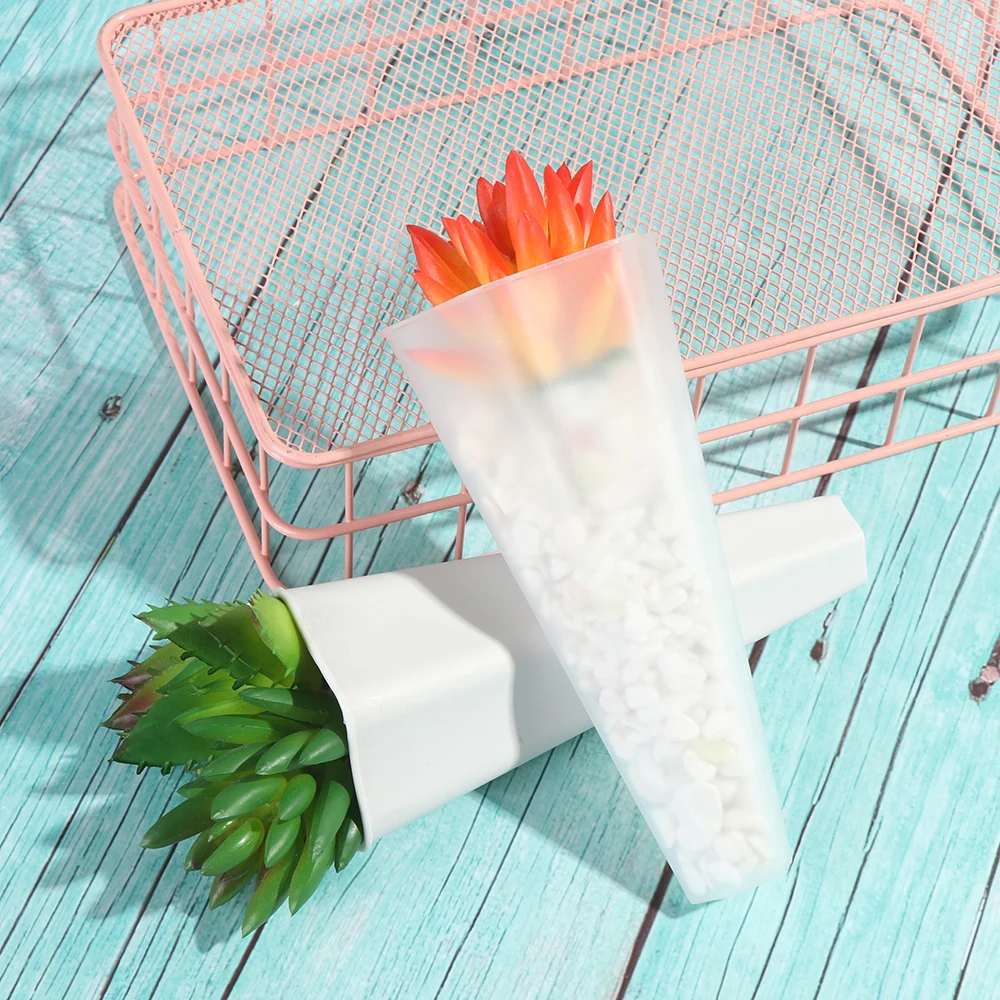 3D акриловый настенный шар/коническая форма прозрачная подвесная стеклянная ваза