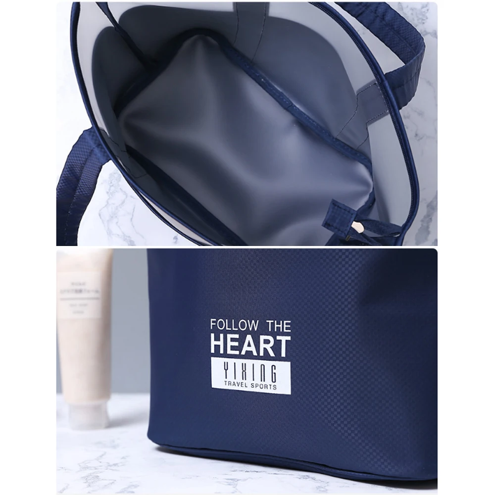 Swimming Bag Sports Bathing Beach Handbag Waterproof Storage Women Transparent Organizer TPU Phone Pocket Dry Wet Pool Bag X314A