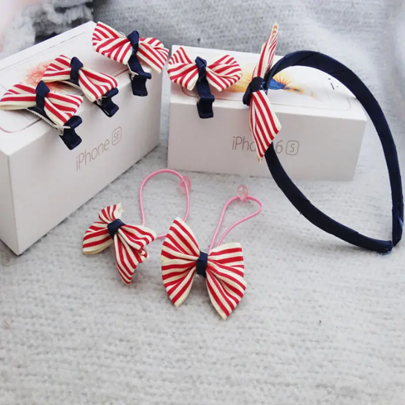 

7Pcs/set Kid Girl Infant Baby Headband Bow Flower Hair Band Accessories Headwear Wholesale/ratil