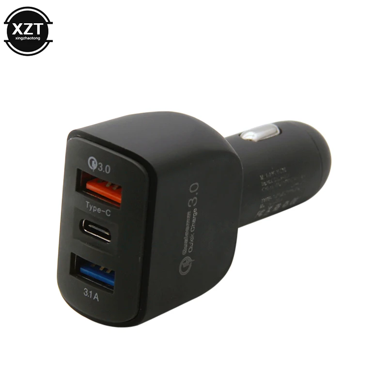 Автомобильное зарядное устройство с 3 USB-портами 18 Вт 0 А |