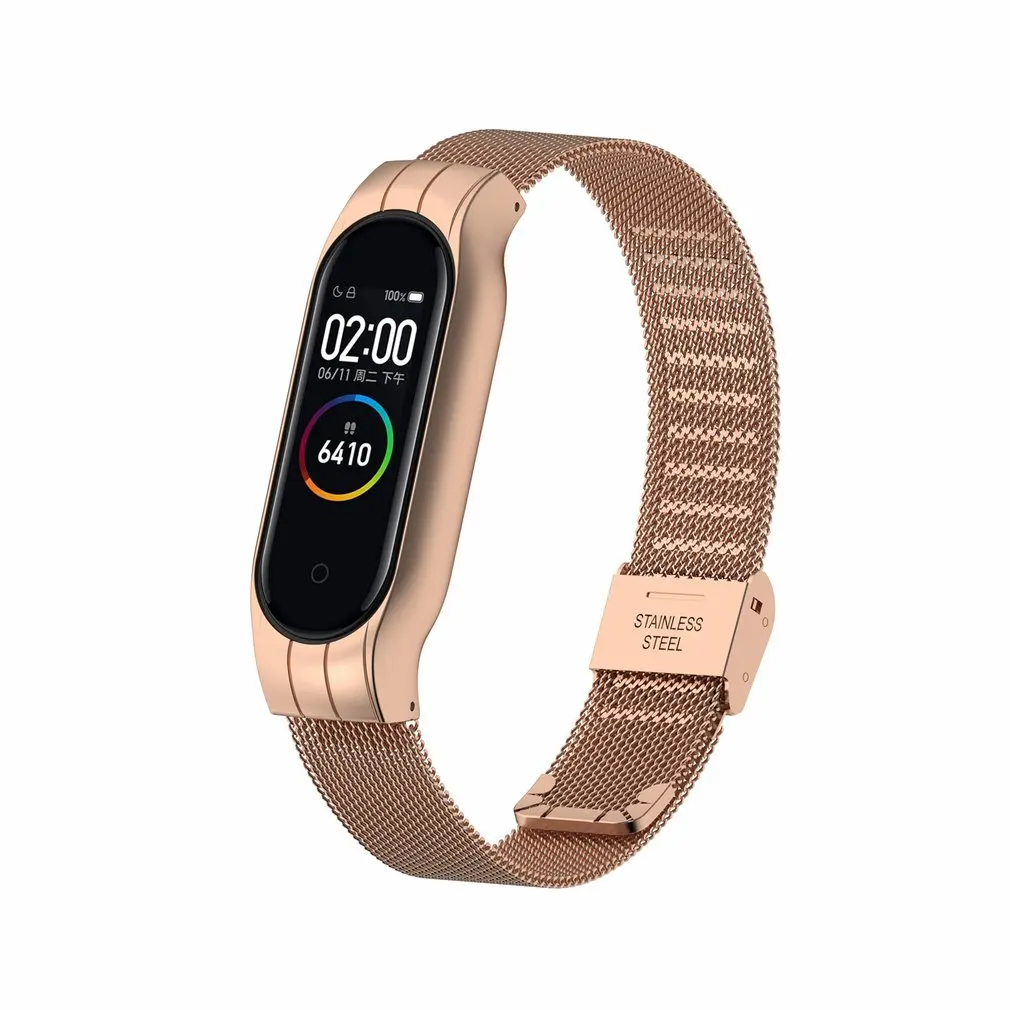 

Metal Durable And Beautiful Smart Watch Buckle Mesh Strap Smart Watch Buckle Mesh Strap Replacement For XM 543