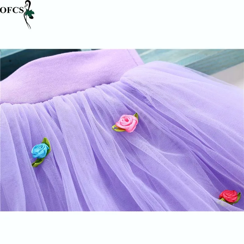 Детская танцевальная юбка для девочек фатиновая малышей детская принцессы