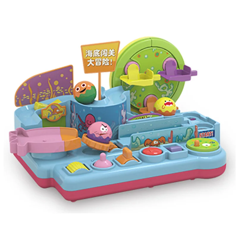 Приключения Набор железной дороги игрушечный маленький набор электрического