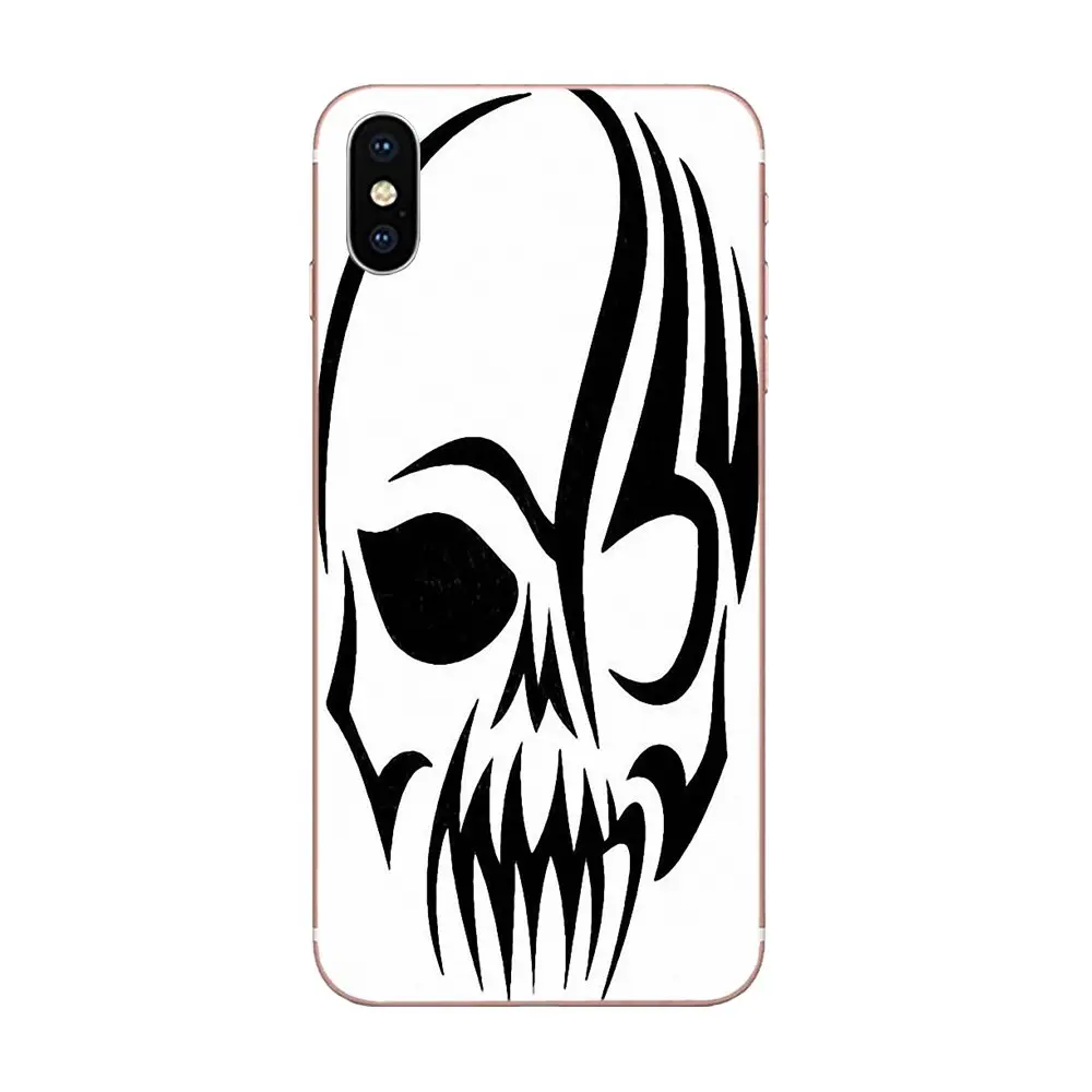 Силиконовый чехол для Galaxy J1 J2 J3 J330 J4 J5 J6 J7 J730 J8 2015 2016 2017 2018 mini Pro Tribal Skull | Мобильные