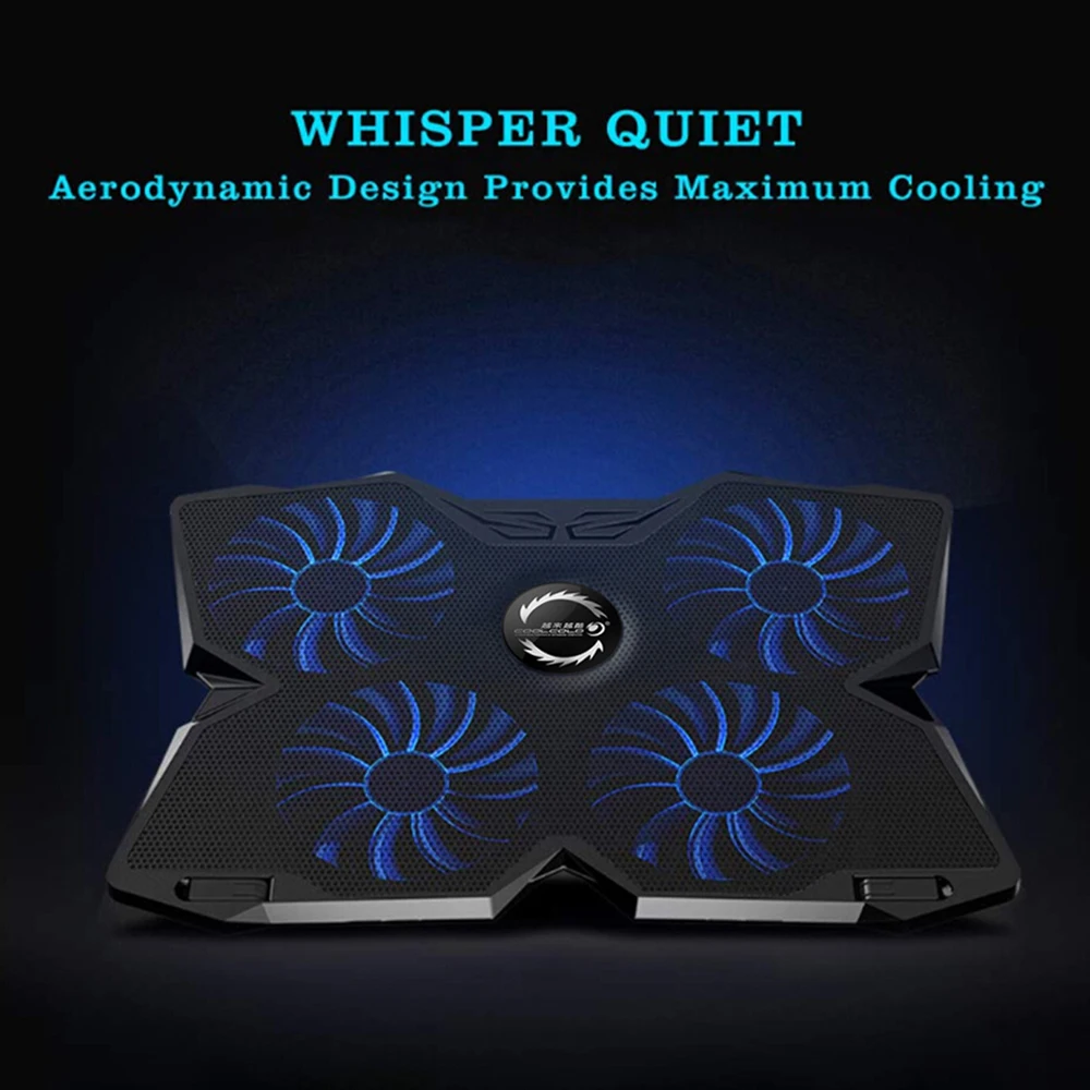 

COOLCOLD Laptop Cooler Laptop Cooling Pad Notebook Gaming Cooler Stand ,For 14-17inch Laptop