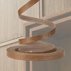 1 шт. облицовка кромки мебели, 1632 фута, предварительно приклеенная гибкая лента из ПВХ с зернистой древесиной, с термоплавким покрытием, легкая в применении и гибкая