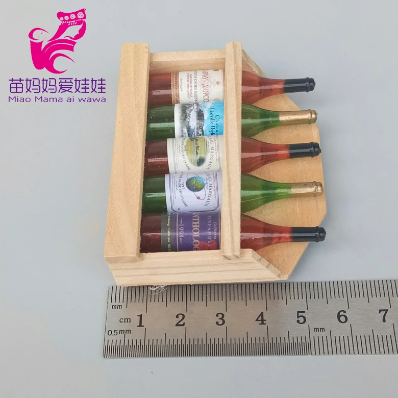 Мини-бутылка для вина, мини-бутылка для напитков для куклы Барби