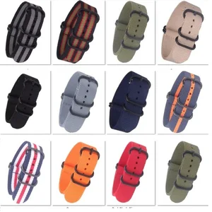 Армейские военные PVD черная Пряжка НАТО 18 мм 20 мм 22 мм 24 мм ремешки для часов для мужчин женщин мужчин ремешок для наручных часов zulu кольцо Пряжка