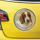 Печатный самоклеющийся наклейки Вельш-спрингер-спаниель водонепроницаемые наклейки на машину стикер этикеты наклейки стайлинга автомобилей украшения на бампере автомобиля заднее стекло