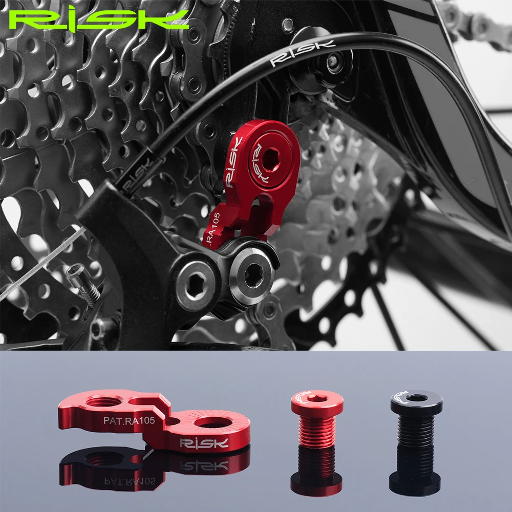 

Risk Bicycle Rear Shifter Converter Extention MTB Road Bike Rear Derailleur Hanger Frame Tail Hook Extension For 32~52T Flywheel