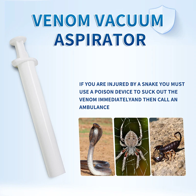 

Extractor Pump First Aid Safety Kit Snake and Bug Bites Safety Emergency