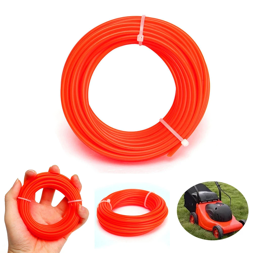 

Red 2.4mmX 10m length Trimmer Line Spool Whipper Snipper Cord Brush Cutter Grass Nylon cord Garden Trimmer line