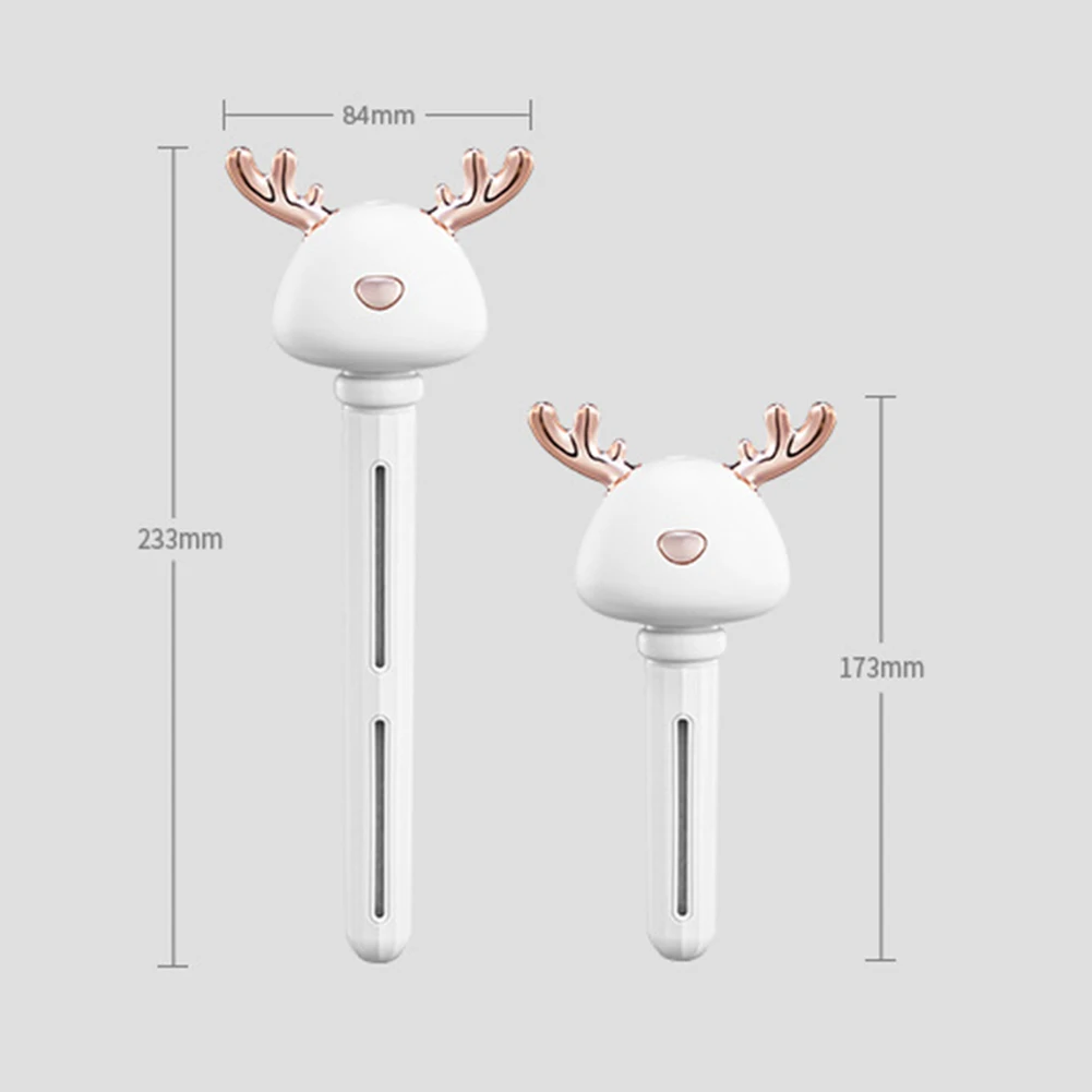 Миниатюрный увлажнитель воздуха с бутылкой для воды милый рог регулируемый