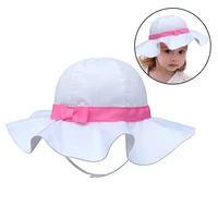 fashion cotton baby kids summer bowknot sun hat hip hop baseball cap sunshade sun protection breathable childrens hat