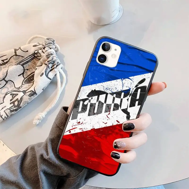 

Fashion Sports brand puma Phone Case for iPhone 11 12 pro XS MAX 8 7 6 6S Plus X 2020 XR mini