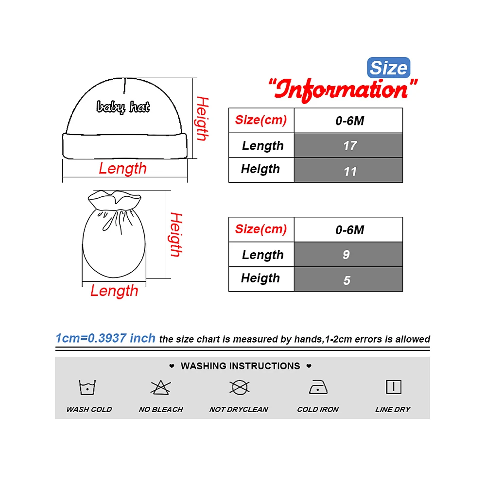 Комплекты шапок и варежек для новорожденных мальчиков девочек удобные детские