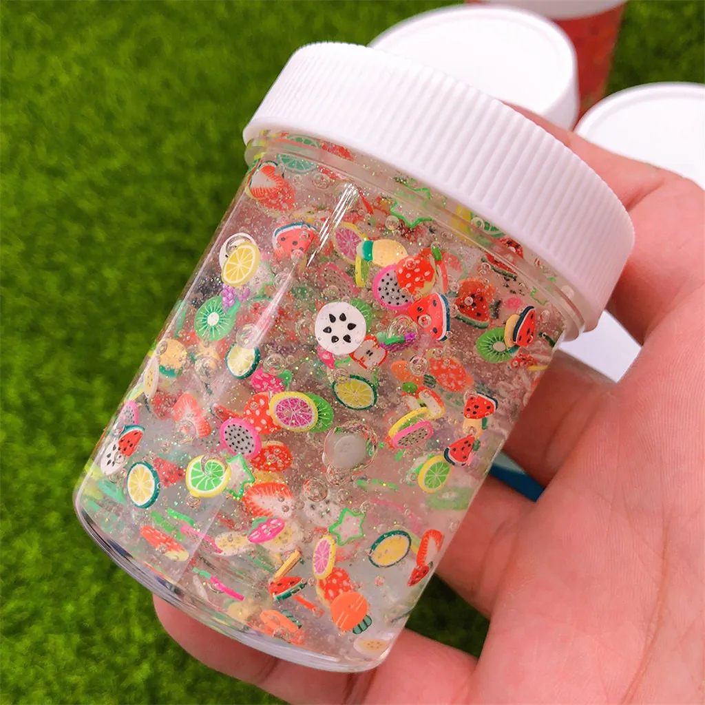 Смешанный цветной слайм Diy Желейная грязь прозрачная детская развивающая