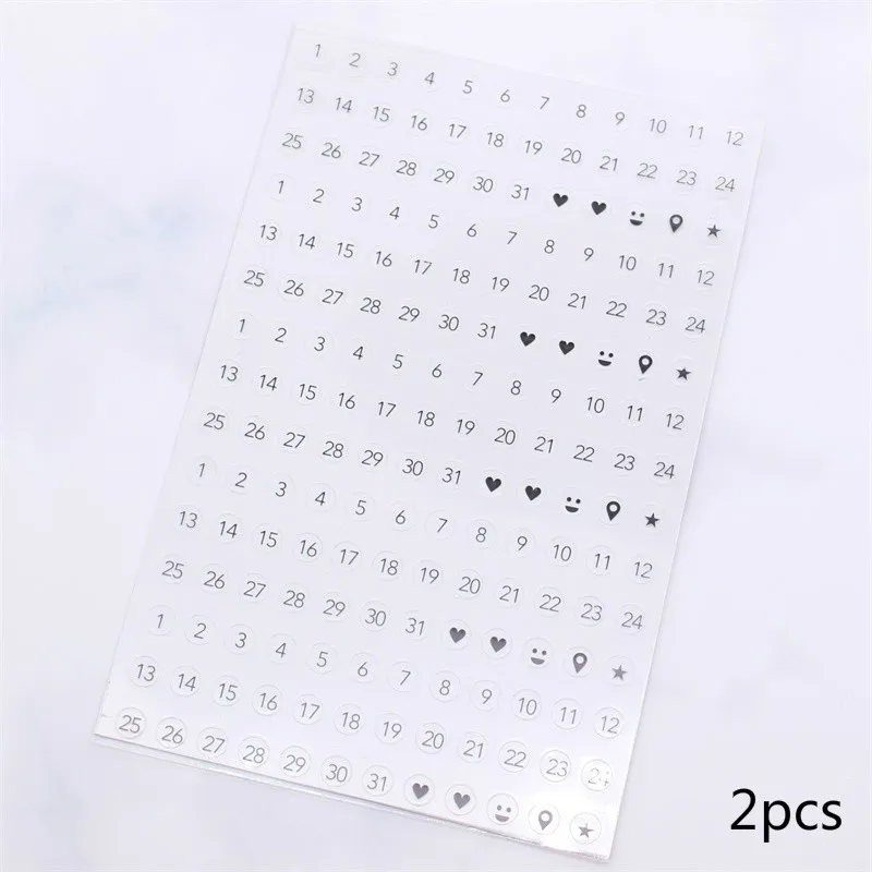 

Black Numbers Self- adhesive Sticker for Scrapbooking/ DIY Crafts/ Card Making Decoration