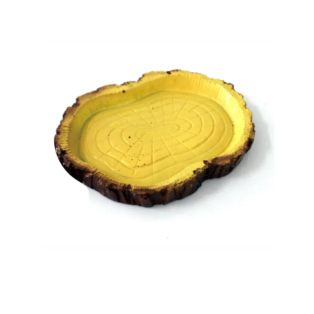 Миска для кормления рептилий миска из полимерной смолы домашних животных