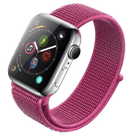 Нейлоновый ремешок для часов для Apple Watch Series 3 2 1 38 мм 42 мм мягкая дышащая Замена Спортивная петля для Iwatch Series 4 5 44 мм 40 мм - Цвет ремешка: color 10