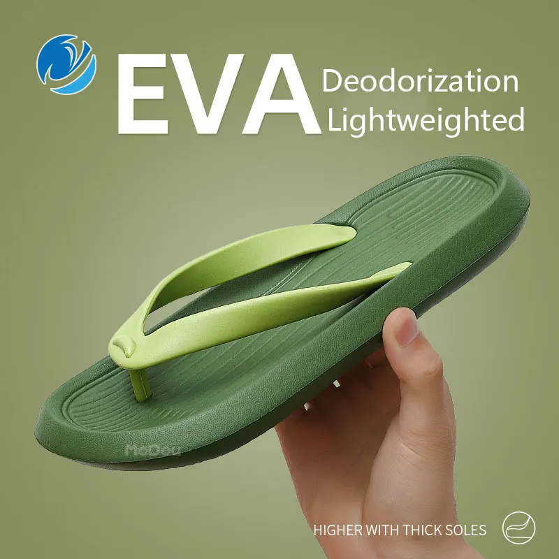 

Шлепанцы Mo Dou для мужчин и женщин, мягкие пляжные сланцы из ЭВА, Нескользящие, эластичные, летняя обувь для дома и улицы, 2021