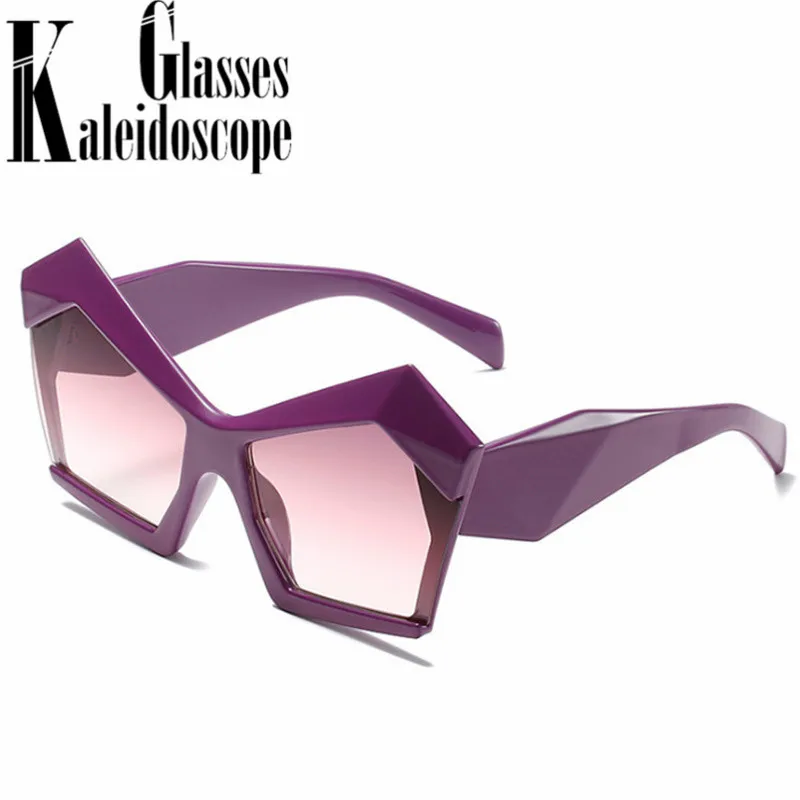 

Солнцезащитные очки мужские и женские, винтажные, с градиентными линзами, UV400, большие, 2021