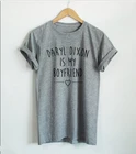 Рубашка Дэрил Диксон-мой бойфренд Норман ридус футболка для фанатов Женская Повседневная хлопковая забавная рубашка для Леди Топ хипстерская унисекс