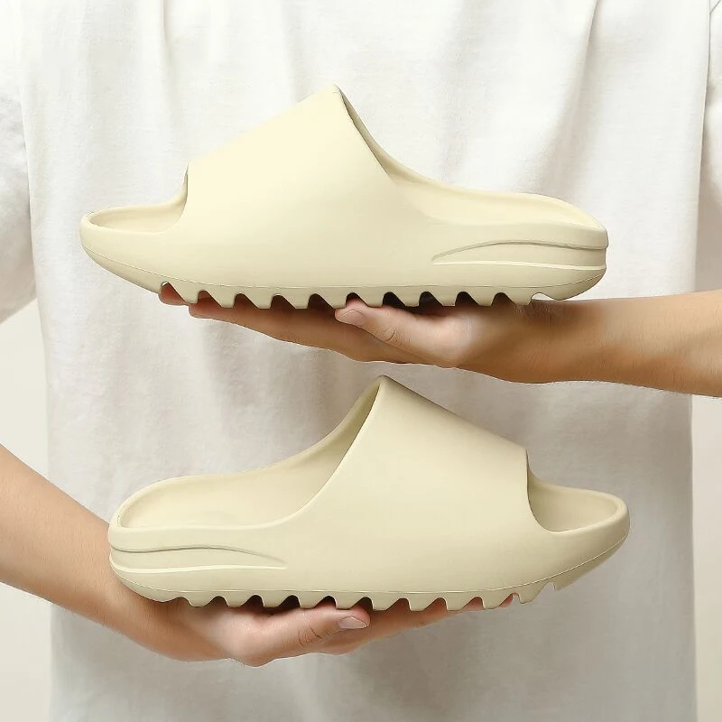 Для мужчин и женщин утепленные Летние пляжные шлепанцы Мужские Элитный бренд